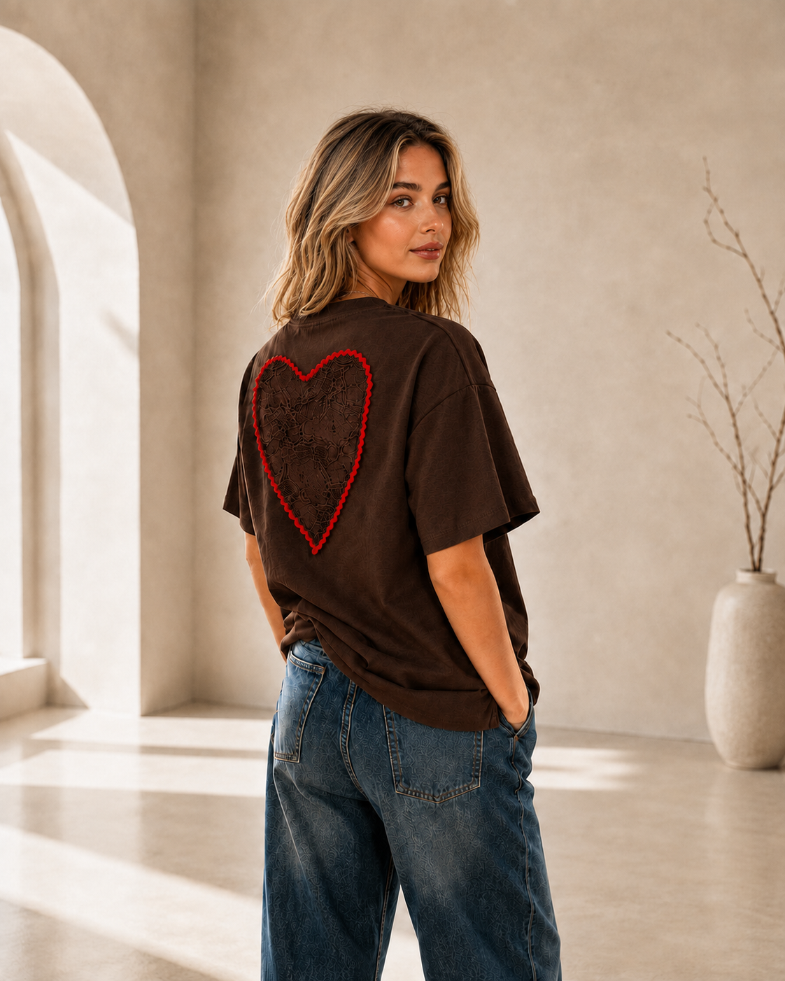 T-shirt Coeur
