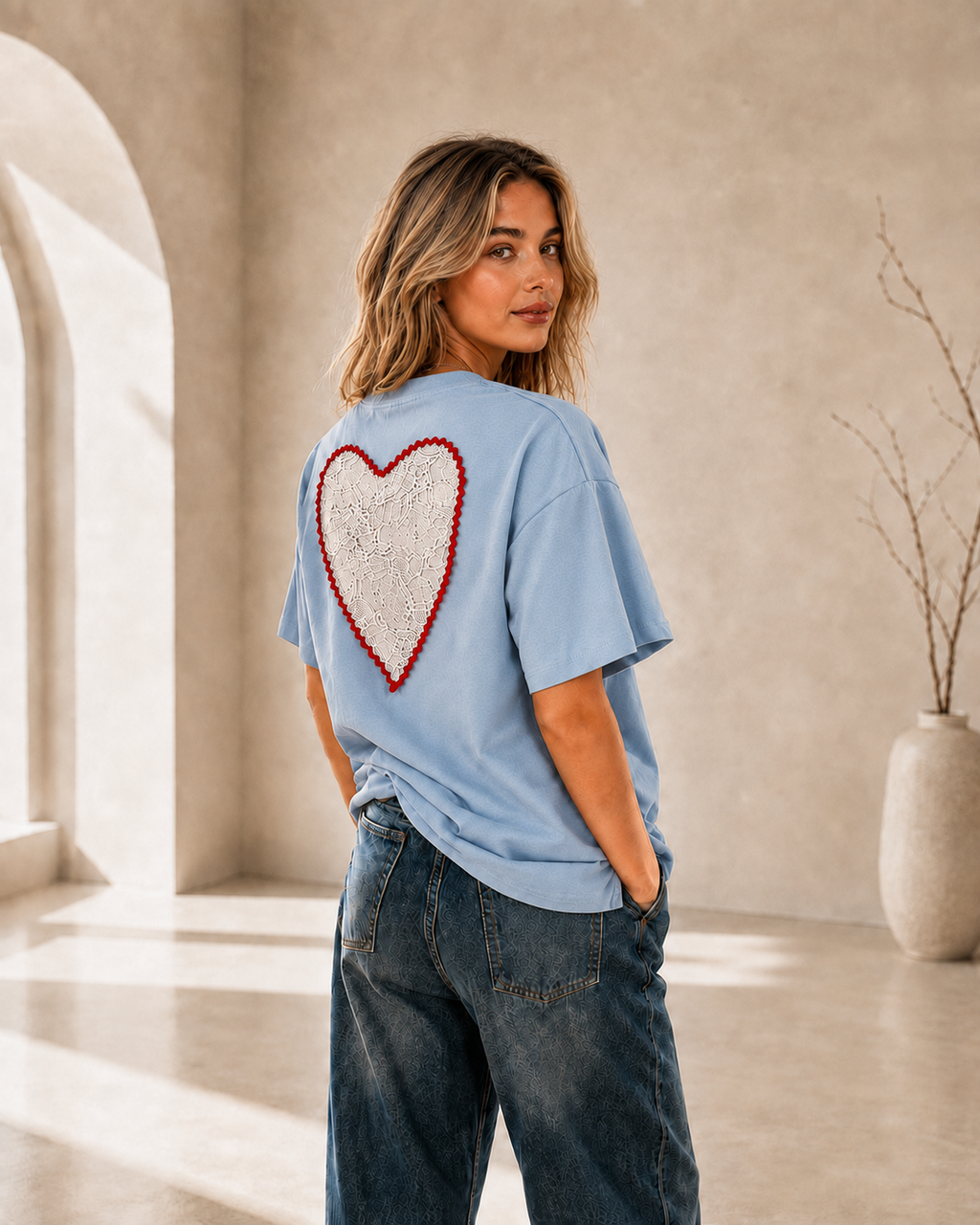 T-shirt Coeur