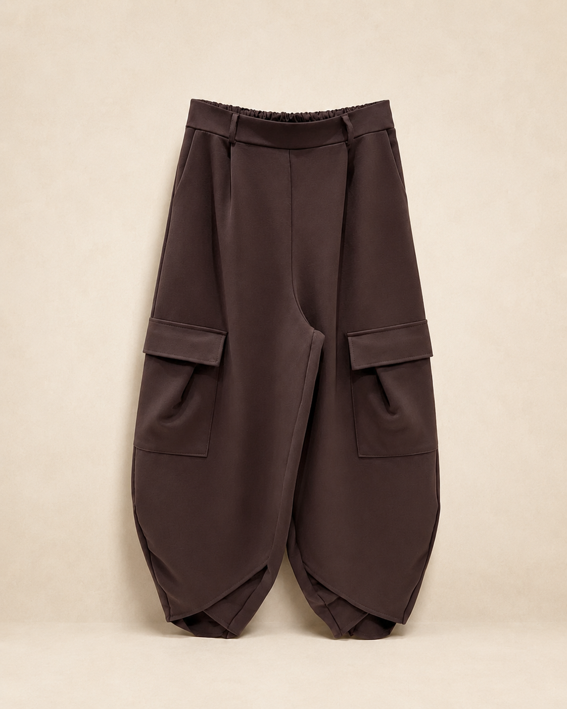 Pantalon Barrel Poches Cargo