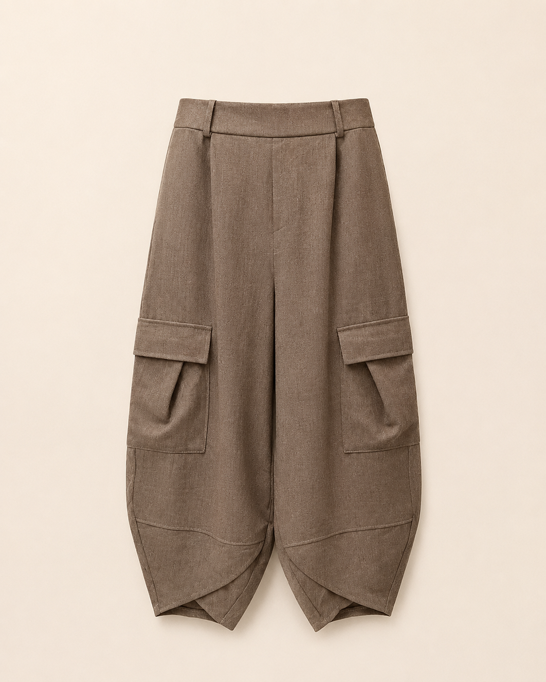 Pantalon Barrel Poches Cargo