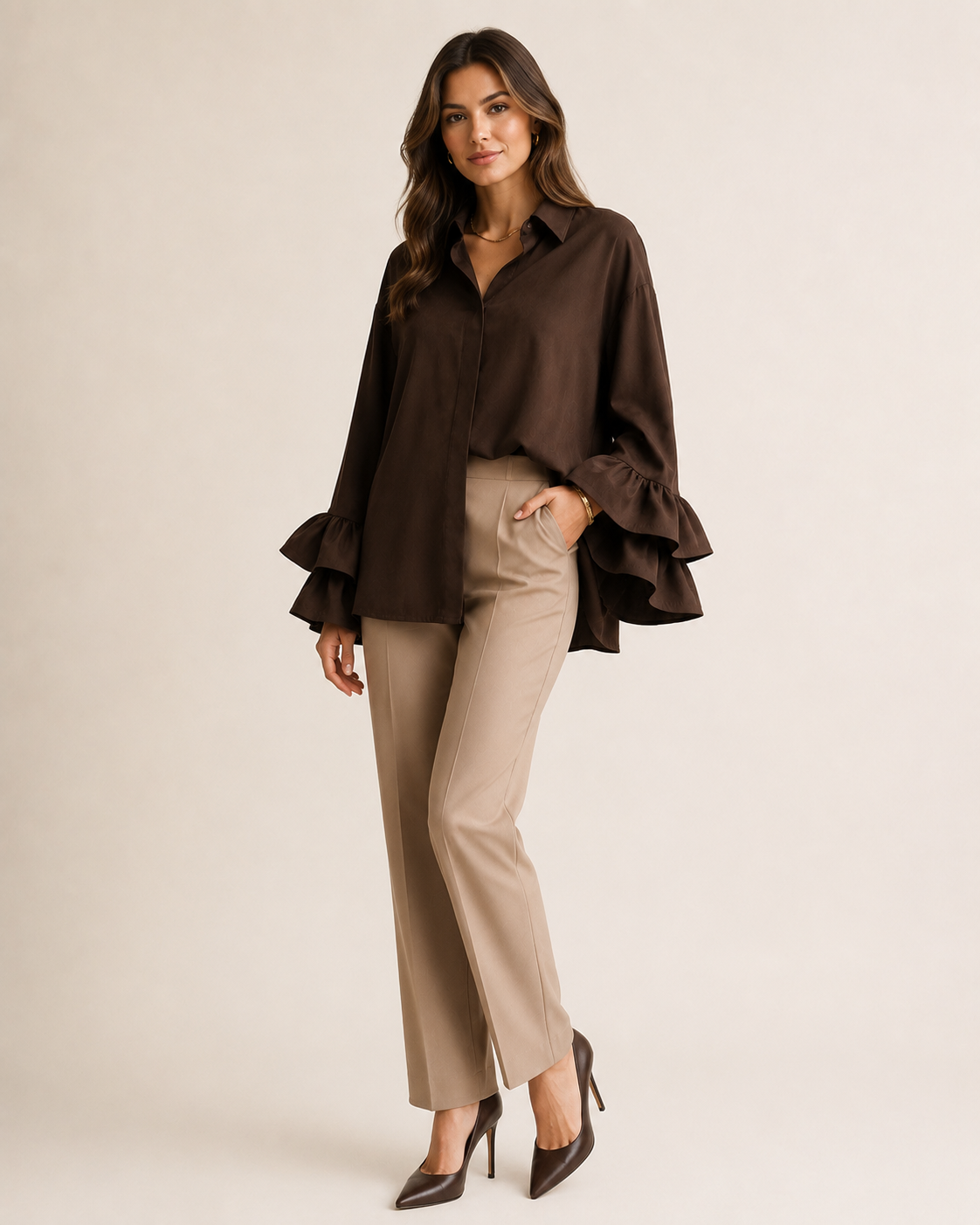 Chemise Oversize  – Manches Espagnoles