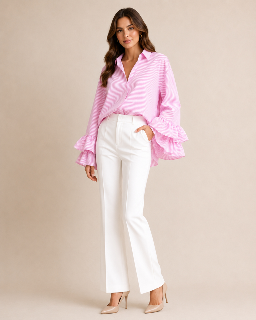 Chemise Oversize  – Manches Espagnoles