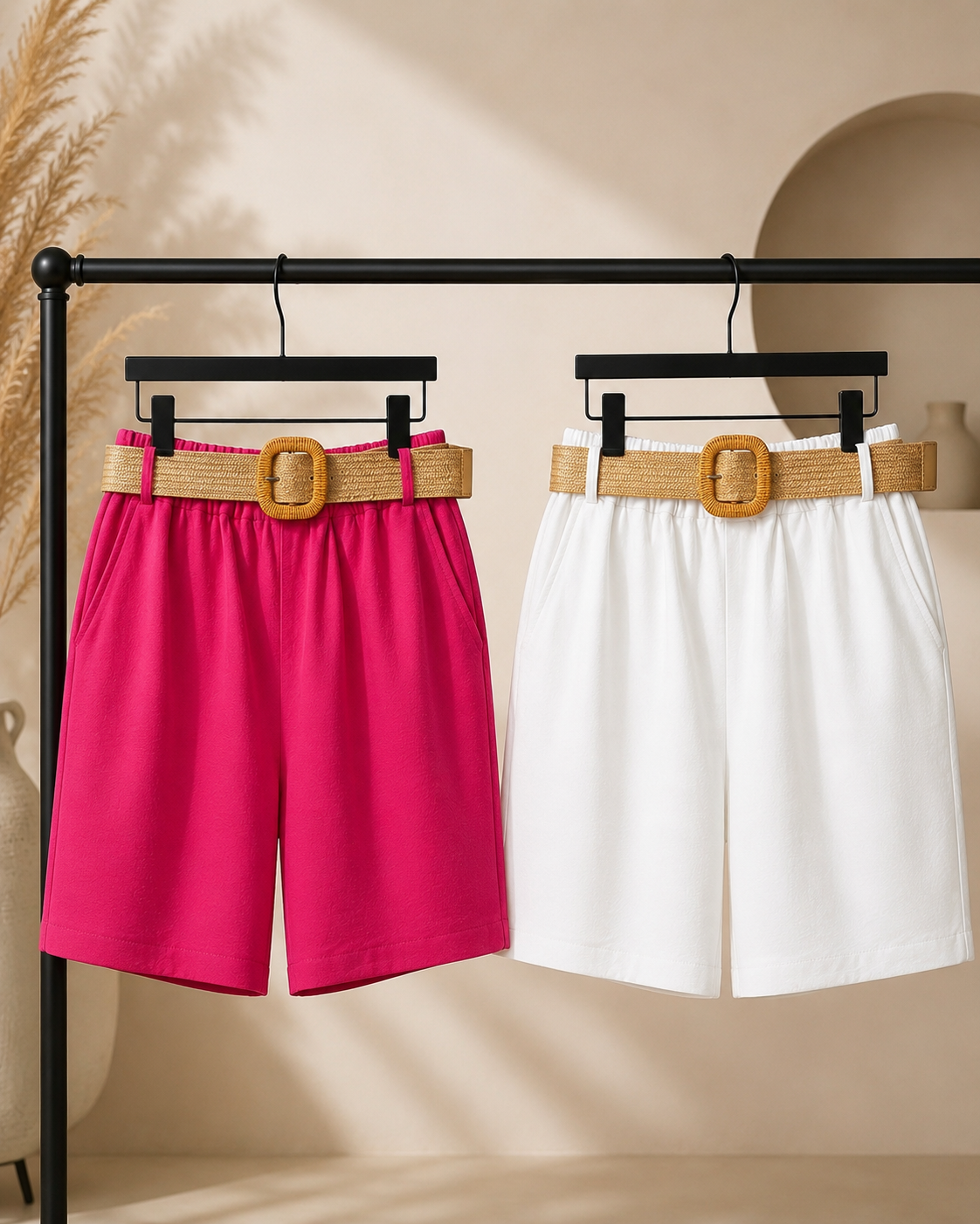 Short Ceinture Raphia