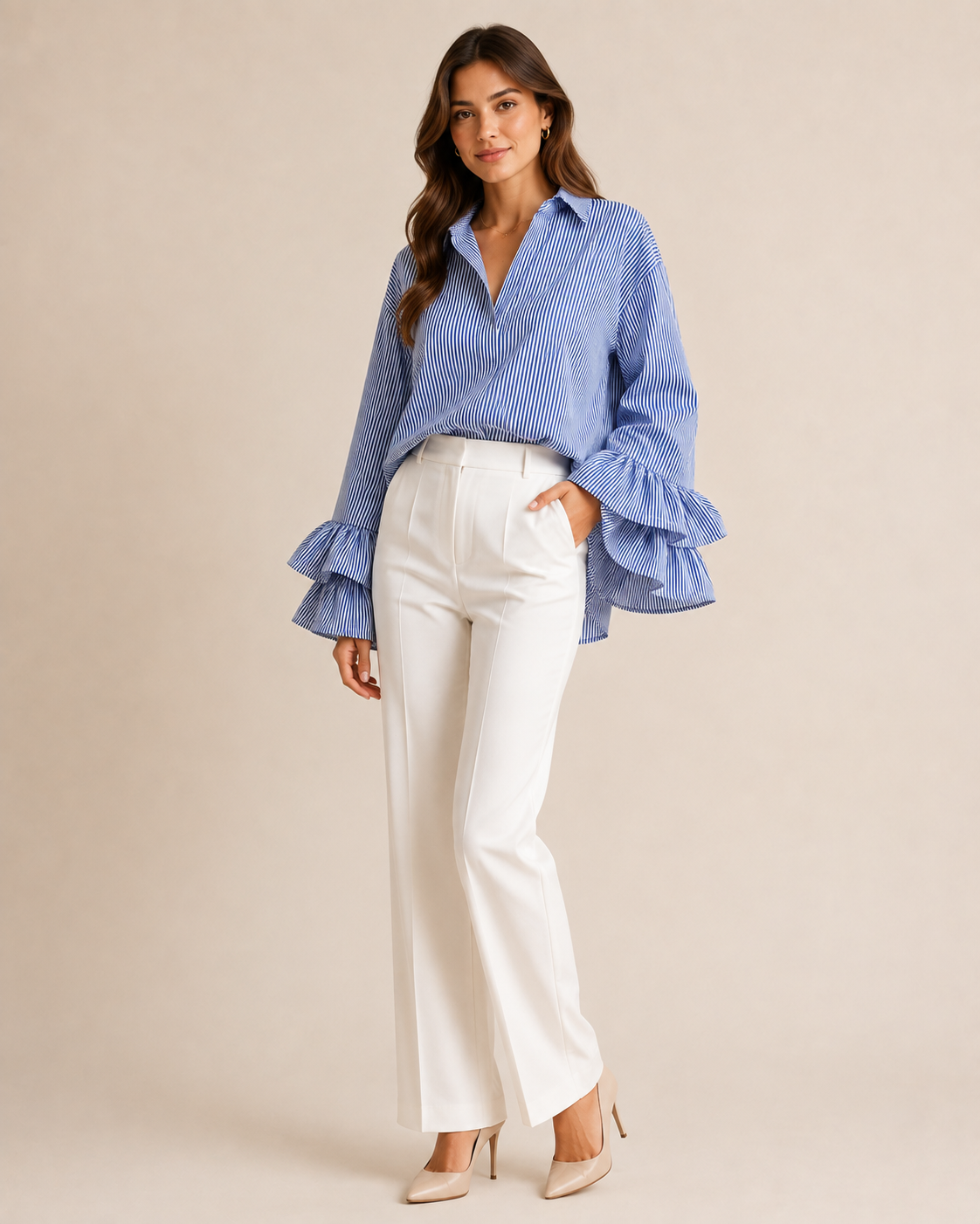 Chemise Oversize  – Manches Espagnoles
